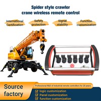 hydraulique joystick vanne directionnelle 4 leviers camion grue radio kits de télécommande intelligents