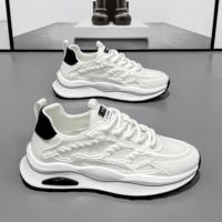Chaussures de sport pour hommes de haute qualité à lacets avec amorti, anti-odeur, empeigne en maille flexible et semelle extérieure en caoutchouc - Prix de gros bas