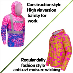 High Vis <b>Reflective</b> Safety Fishing Wear Safety Construction Safety Fishing Hoodie Night Fishing Wear - Product Image 3