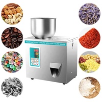 Machine de remplissage et de pesage semi-automatique pour granulés, farine, particules, riz, thé, café en poudre, 50g 100g, vente en gros