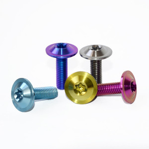 Gr5 M8 Titanium <strong>Bolts</strong> Set M6 <strong>M5</strong> M10 Baut Titanium Hexagon Torx Flange Head Screws Gr5 - Product Image 1