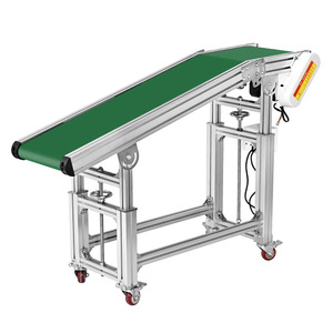 Belt Conveyor Green Belt 3 Tier Adjustable Height Industrial Conveyor For <b>Packaging</b> Sorting <b>Logistics</b> Food Processing - Product Image 2