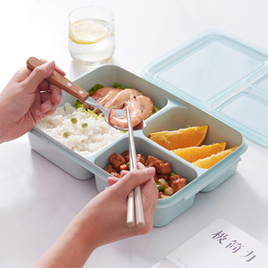 Leak-proof hình chữ nhật nhựa trẻ mới biết đi trẻ em ăn trưa hộp đa-sử dụng container thực phẩm cho trẻ em đồ ăn nhẹ và bữa ăn - Product Image 2