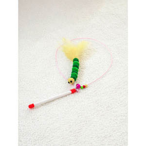 Canne à pêche Caterpillar en fil plastique écologique moderne pour animaux de compagnie - Product Image 1