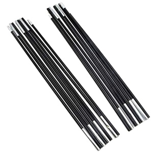 Retractable Camping Fiberglass <b>Tent</b> <b>Poles</b> Custom FRP <b>Poles</b> with Cutting Processing Service - Product Image 3