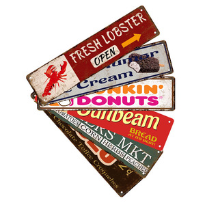 Tốt Hài Hước Ice Cream Cổ Điển Kim Loại Đăng Nhà Bếp Phòng Ăn Thanh Câu Lạc Bộ Pub Tường Trang Trí Nội Thất Vui Tin Đăng Tùy Chỉnh Văn Bản Biểu Tượng Dấu Hiệu - Product Image 1