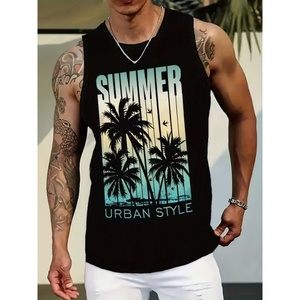 Débardeur de sport pour homme 100% Coton, style streetwear, été, design musculation, sans manches - Product Image 2