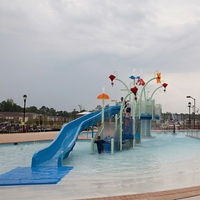 Toboggans aquatiques à déversement pour complexes hôteliers, équipements de jeux aquatiques, parcs aquatiques, structures de jeux aquatiques