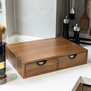 Organisateur de tasses en bois, boîte de rangement pour dosettes de café, organisateur de dosettes de café et de thé, support pour machine à café, organisateur de tiroir - Product Image 6