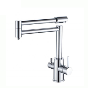Robinet <span class=keywords><strong>mitigeur</strong></span> en laiton, de haute qualité, 3 voies, Double bec, filtre à eau Pure, monté sur le pont, l'évier de la <span class=keywords><strong>cuisine</strong></span>, robinet <span class=keywords><strong>mitigeur</strong></span> - Product Image 1