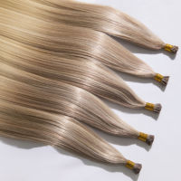 Extensions de cheveux humains russes 100% naturels, double trame, cuticules intactes, invisibles, type I-Tip, fournisseur fiable
