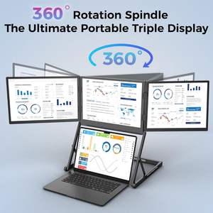Cuaderno portátil de tres pantallas QuadCreate OEM 16:10 con triple monitor portátil 16:10 para portátil ligero - Product Image 5