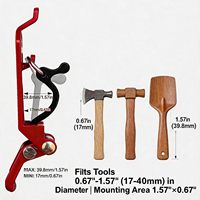 Kit de supports de fixation en métal et caoutchouc pour pelle et hache, support de pelle en métal et caoutchouc