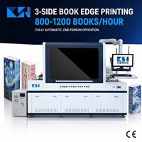 Mesin Pencetak Tepi Buku Digital CSJ-EDGE3000 Printer Inkjet Otomatis Penuh untuk Produsen Pencetakan Tepi Buku