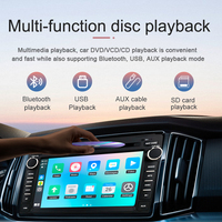 SEMAITU dasbor mobil 7 inci Double Din Android, layar sentuh navigasi mobil untuk pemutar DVD Carplay untuk Buick Enclave