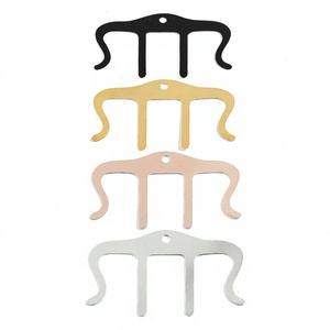Wholesale Hollow-out Music <strong>Sheet</strong> Clip Black <strong>Lyric</strong> Score Holder M-shaped Stainless Steel Music Stand for Guitar Piano Scores - Product Image 1