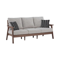 Mobilier d'extérieur en HDPE matériau durable canapé modulaire balcon en plein air imperméable UV hôtel B & B jardin extérieur