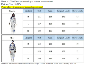 Costume da astronauta per adulti in argento per uomini e donne tuta spaziale in vetro per Halloween Cosplay Party Dress up Set - Product Image 5