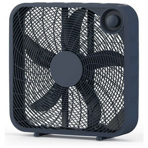 Ventilador portátil de 20 pulgadas, ventilador de escape de alta potencia de 3 velocidades para disipación de calor, negro, morado oscuro, índigo, plateado - Product Image 1