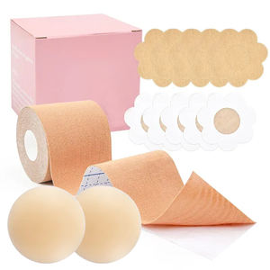 Fabriek Vrouwen Boob Tape Body Bra Borst Lift Tape Met Tepel Cover Borst Tape Rol Bij Mij In De Buurt - Product Image 1