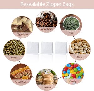 Sacs à café à fond plat écologiques en noir mat métallisé 500g avec valve de dégazage, résistants à l'humidité, pour aliments en conserve, lait VANTUR - Product Image 5