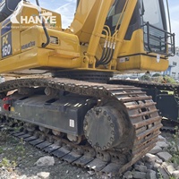 Escavatore Cingolato Usato Komatsu PC160 di Origine Giapponese in Buone Condizioni per Demolizioni Urbane e Progetti di Movimento Terra