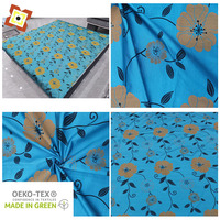 Tissu jacquard imprimé personnalisé Fabricant de tissus imprimés en microfibre Tissu pour literie imprimé respirant et résistant à l'eau