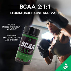 חומצות אמינו בעלות שרשרת מפוצלת (<span class=keywords><strong>BCAA</strong></span>) ביחס 2:1:1, כמוסות טבעיות, 120 כמוסות/בקבוק, תוסף תזונה לספורטאים - Product Image 2