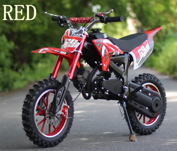 2023 New Design High Quality 49cc 2 Stroke Mini Dirt Jump Bike Motorcycle For Kids For Sale Cheap