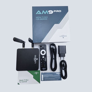 UGOOS AM9 <span class=keywords><strong>Pro</strong></span> S905X5-J Amlogic 4+64GB LPDDR5 WiFi6 1000M 8K Décodeur Android 14 Boîtier TV intelligent AI Lecteur multimédia Android TV Box - Product Image 1