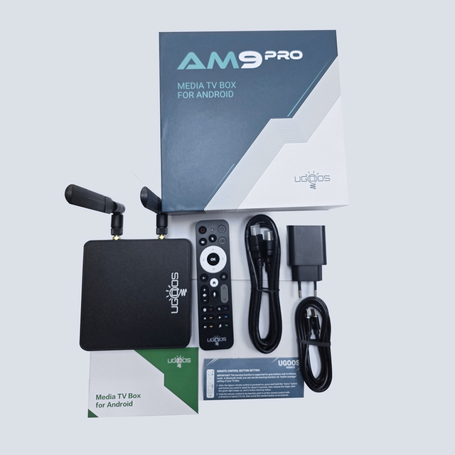 UGOOS AM9 Pro S905X5-J Amlogic 4+64GB LPDDR5 WiFi6 1000M 8K Set-top Box Android 14 Tv Box AI Smart Android TvBox Media Player