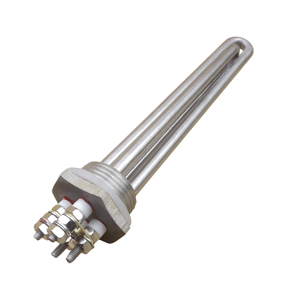 12 В 600 Вт Солнечный водонагреватель бак Электрический трубчатый водонагревательный элемент SUS304 с 1 ''BSP/NPT