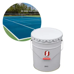 Highly Wear-resistant No Burst No Delamination Tennis Court Acrylic Flooring Hard Court Sports Coating