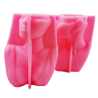 Meilleures ventes Early Riser Nouveau modèle nordique de vase en forme de corps humain en ciment, pots à fleurs, jardinières, moule en silicone, décorations pour la maison, moulures