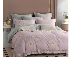 Juego de edredón de algodón estampado 13372 de calidad de lujo, nueva ropa de cama personalizada con funda nórdica, Sábana, fundas de almohada - Product Image 2