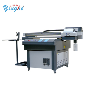 Yinghe Factory 90*60cm 4 Uds I3200 cabezal de impresión UV máquina plana Digital cama plana LED impresora UV con posicionamiento Visual - Product Image 1