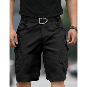 Pantalones Cortos Tácticos para Hombre, Duraderos, de Secado Rápido, Ligeros, para Senderismo y Actividades al Aire Libre, Sin Cinturón - Product Image 3