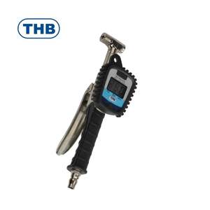 Inflador de Neumáticos con Cuerpo de Aleación de Aluminio Digital, 3 Funciones y Calibración Manual de 3 Unidades para Salón de Detallado Automotriz - Product Image 1