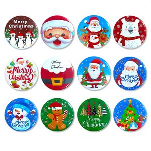 Insignias de Hojalata Personalizadas con Temática Navideña y Decoración con Atmósfera de Santa Claus - Product Image 1