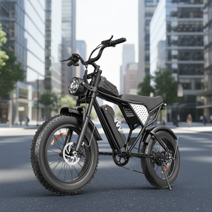 Vélo de montagne électrique sport Q20 1500W pour adultes - Pneus larges, moteur sans balais, freins à double disque, excellent pour le tout-terrain - Product Image 1