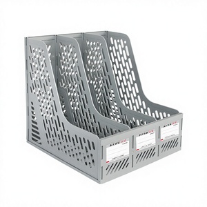 ZHI QUAN Model 618 Document Rack Desktop A4 <b>File</b> Office Organizer Desk 3 Column Magazine Storage /<b>Holders</b> High Quality Tray - Product Image 2