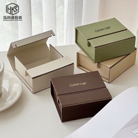 Boîte à bijoux OEM 50 pièces, couvercle rabattable, carton rigide, pour bagues, colliers, boucles d'oreilles, emballage pour la Saint-Valentin, mariage, cadeau