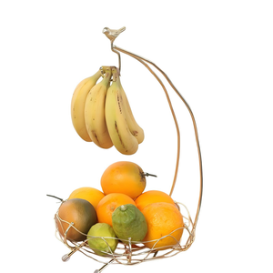<span class=keywords><strong>Portafrutta</strong></span> in Ferro Stile Nordico, Organizzatore da Tavolo per Casa, Cestello per Snack e Frutta - Product Image 3