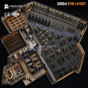 Paquete de Equipamiento de Gimnasio Personalizado de 1000 m² Directo de Fábrica, Solución Completa para Centro de Fitness, Máquinas de Cardio y Fuerza - Product Image 3