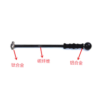 Nouveau marteau en fibre de carbone pour la réparation des bosses de voiture, marteau en plastique avec pointes en alliage de titane pour kit d'outils coniques, outils PDR