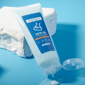 Crema limpiadora facial de péptido de cobre azul de etiqueta privada, crema hidratante a base de hierbas, espuma profunda, suavizante, limpiador Facial reparador - Product Image 5