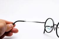 Superovo Monture de lunettes ovale en titane pur, grande, à monture complète, unisexe, rétro, transparente, légère, pour la lecture, tendance, pour adultes