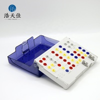 Boîte de désinfection spéciale pour chirurgie implantaire dentaire, règle de mesure de profondeur, boîte à outils pour abutment de cicatrisation, en promotion