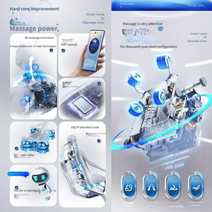 Vct Ai Sl 3d Moderne Lederen Rugmassage Stoel Met Zero Gravity-Technologie Shiatsu Human Touch Voor Taille & Nek - Product Image 5