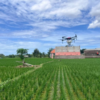Drone agricole intelligent portable EFT E410P à 4 axes, 10L, 10KG, en aluminium, avec pulvérisation automatique par GPS et hélices pliables pour petites/moyennes exploitations agricoles